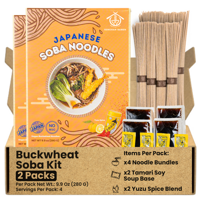 2 PACK Yuzu Buckwheat Vegan Soba (8 Servings) [VG]
