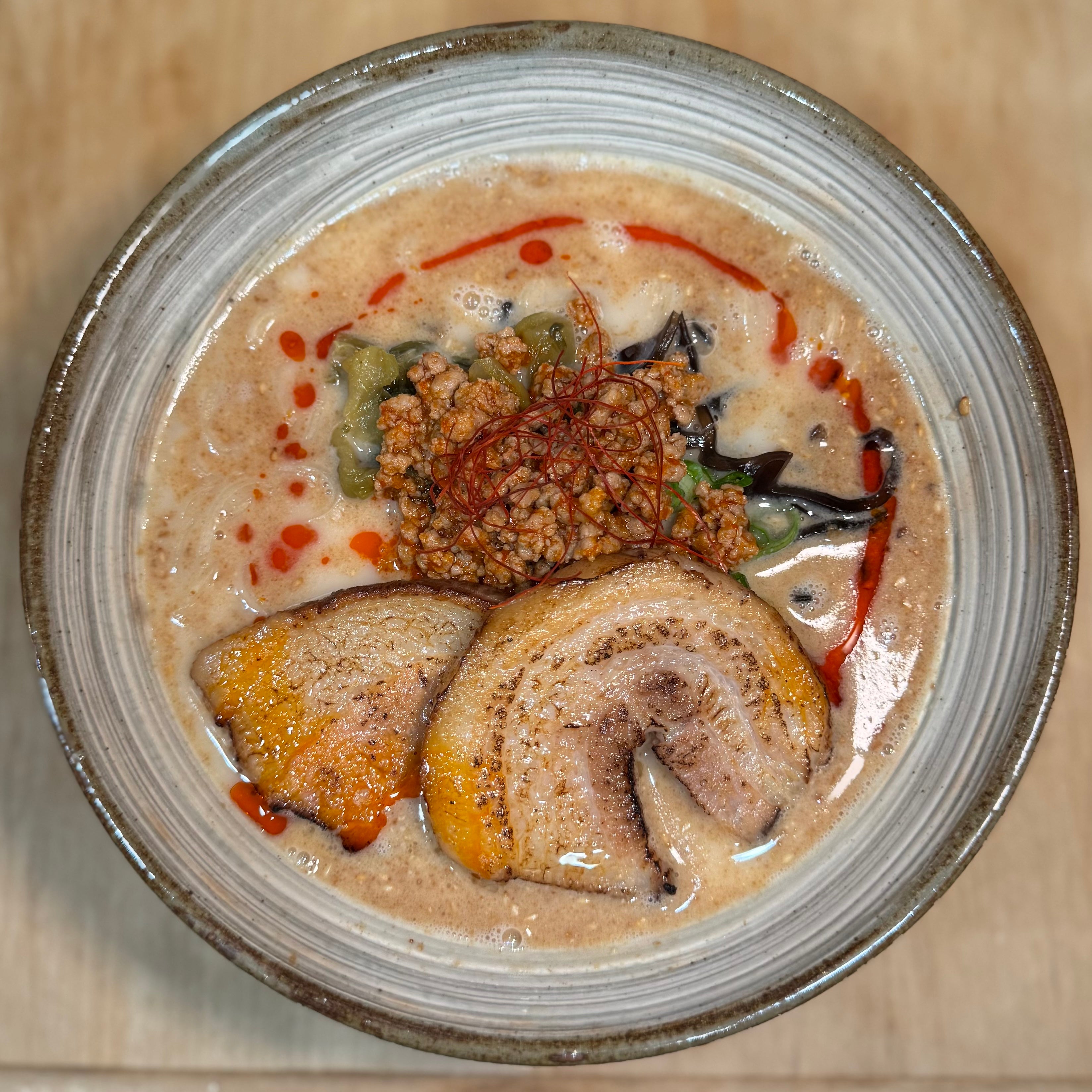 け*ー様 TENDERLOIN T-BOWLS SHT LIMITED TIME] Tonkotsu Tan Tan - Kenchan Ramen x Chef Keizo (2 Servin